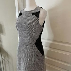 Banana Republic Color Block Tweed Dress